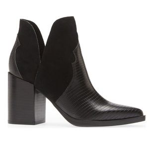 Steve Madden Chaya Pointed Toe Black Booties Size 7